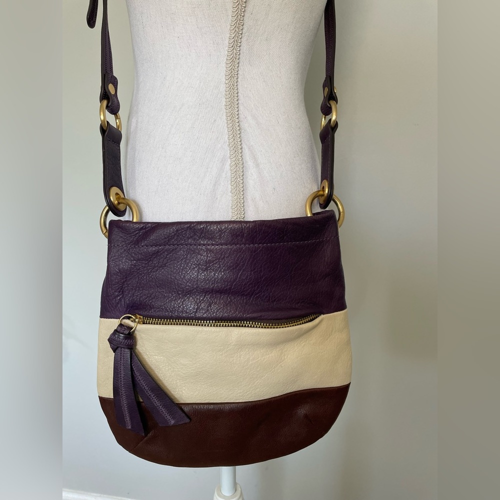 B. Makowsky Vintage Portland Colorblock Crossbody